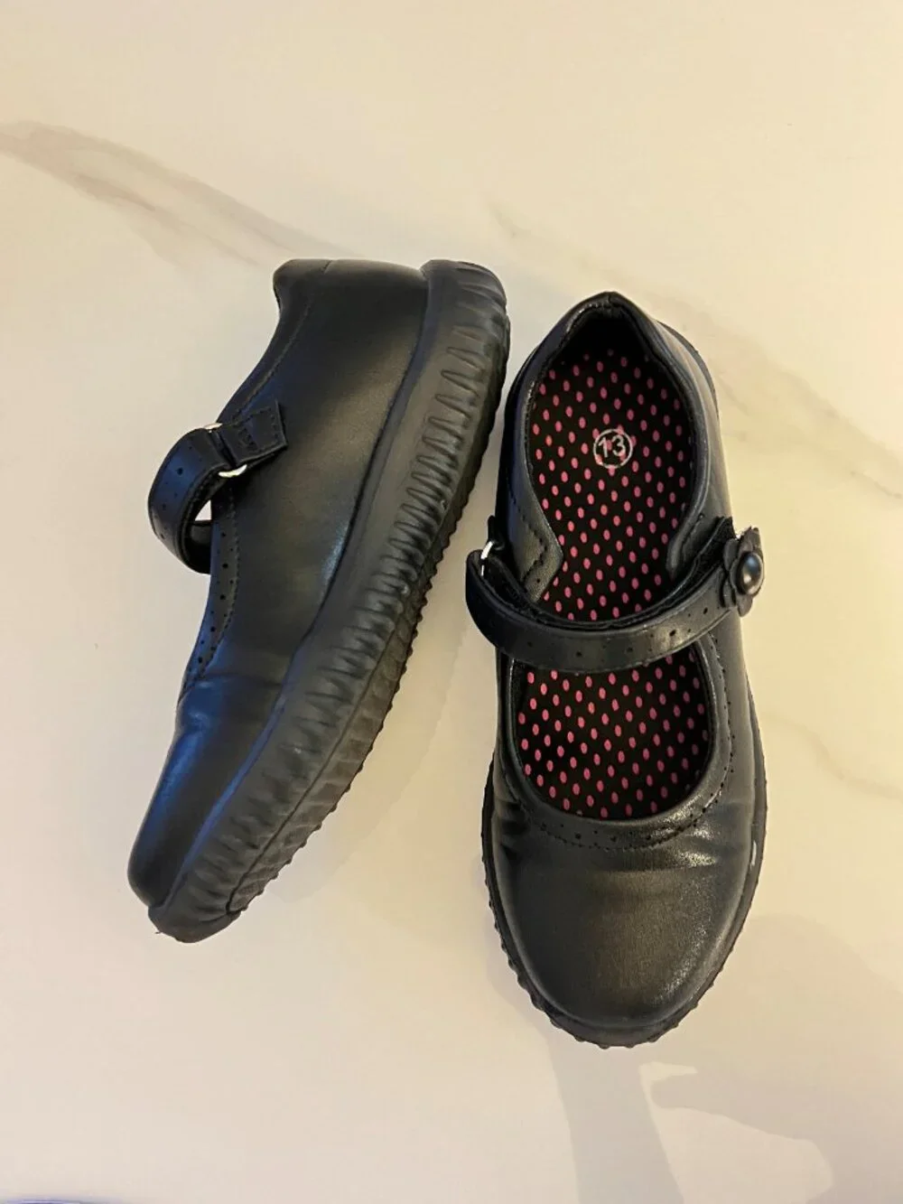 Girl's Mary Jane School Uniform Shoes | Black | Size 13
